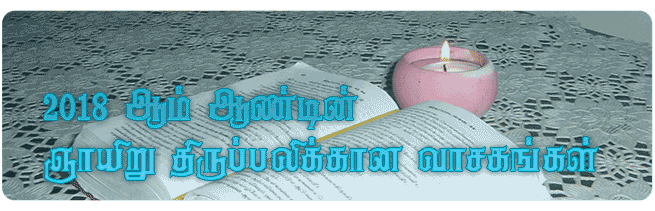 Sunday Readings