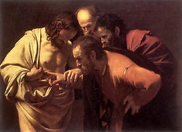 st.Thomas, The Apostle who would not believe the resurrection of Jesus until he saw Jesus with his own eyes